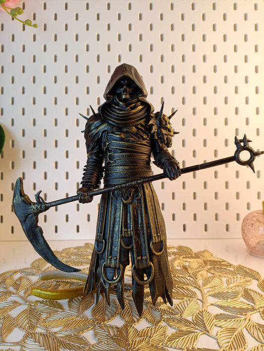 Dhuum Figurine – God of Death from Guild Wars | Handcrafted Collectible with Stand