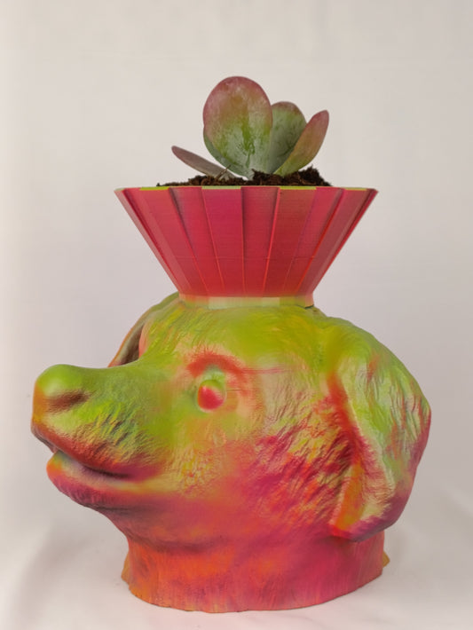 Dog Head Shaped Planter – Playful and Unique Decor for Your Plants