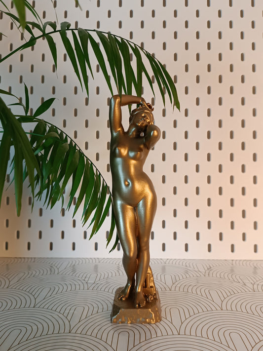 Le Réveil Sculpture: Timeless Elegance for Discerning Collectors | Classic Art Piece 