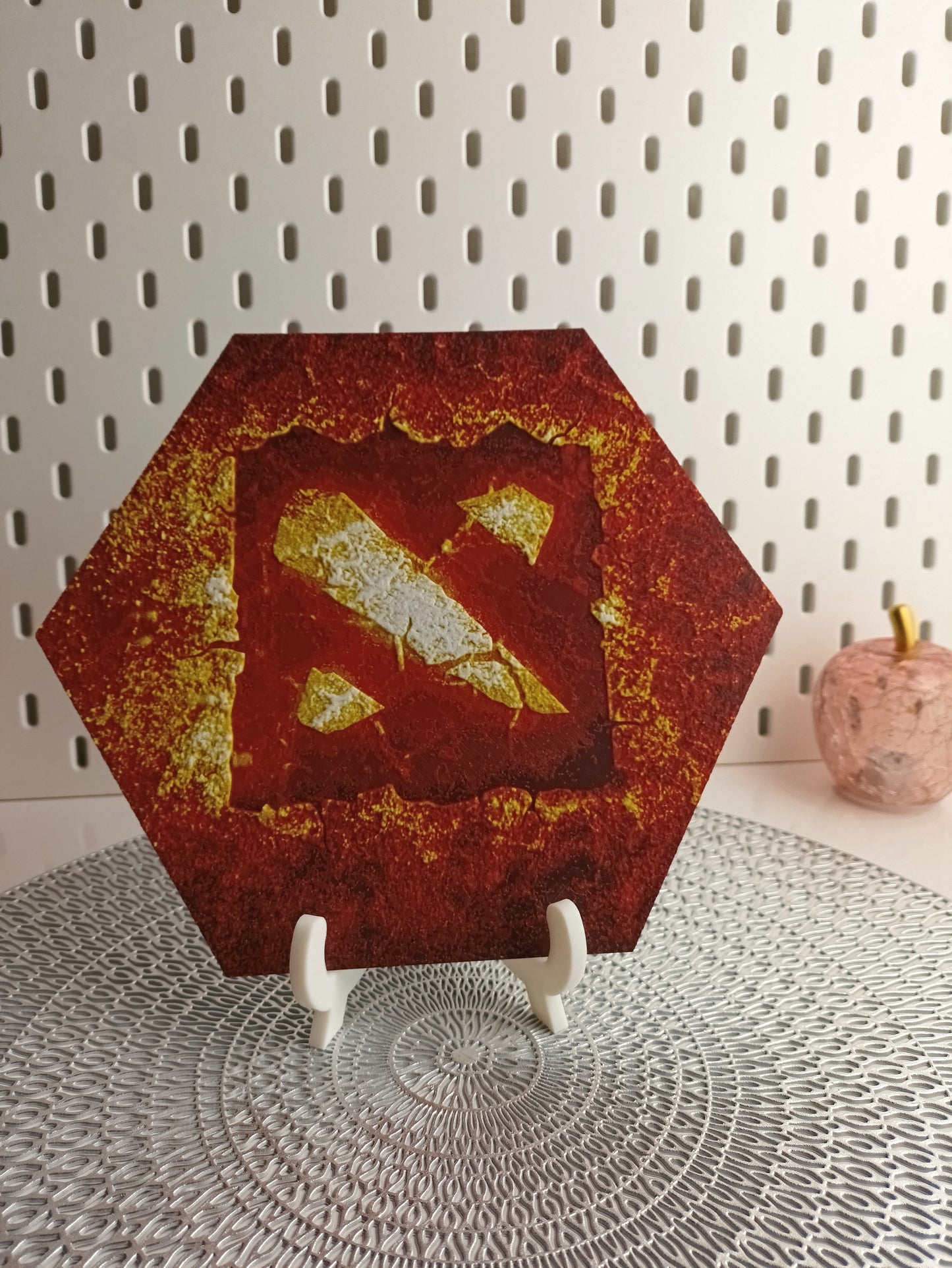 Hexawall – DOTA 2 Logo Hexagonal Wall Art with Magnetic System