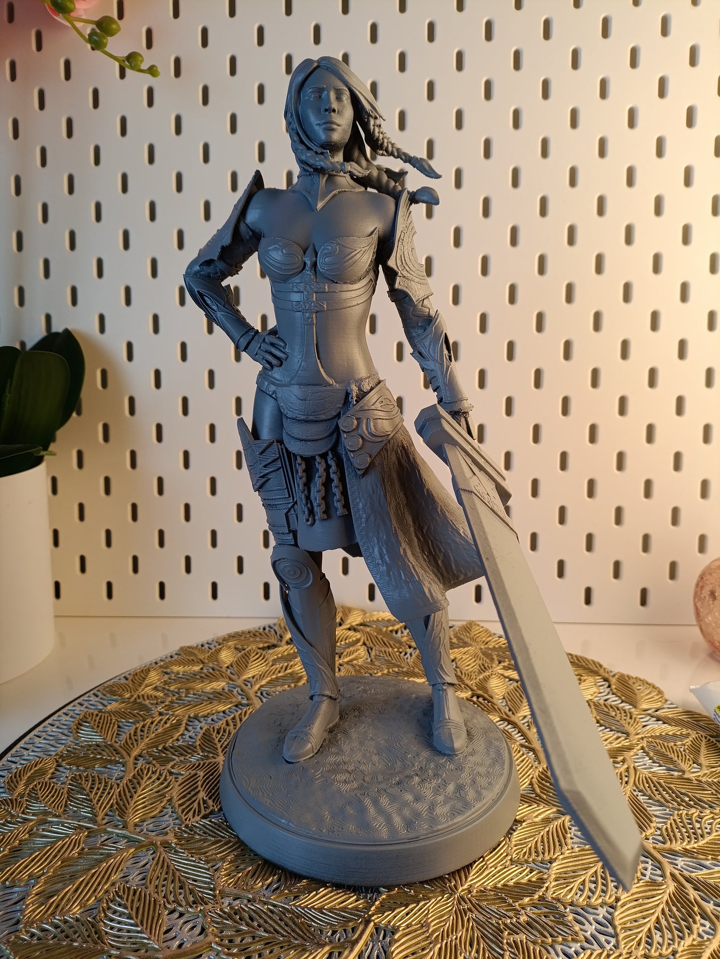 Jora Statue: Legendary Norn Huntress from Guild Wars 1 | Custom 3D Art Collectible 