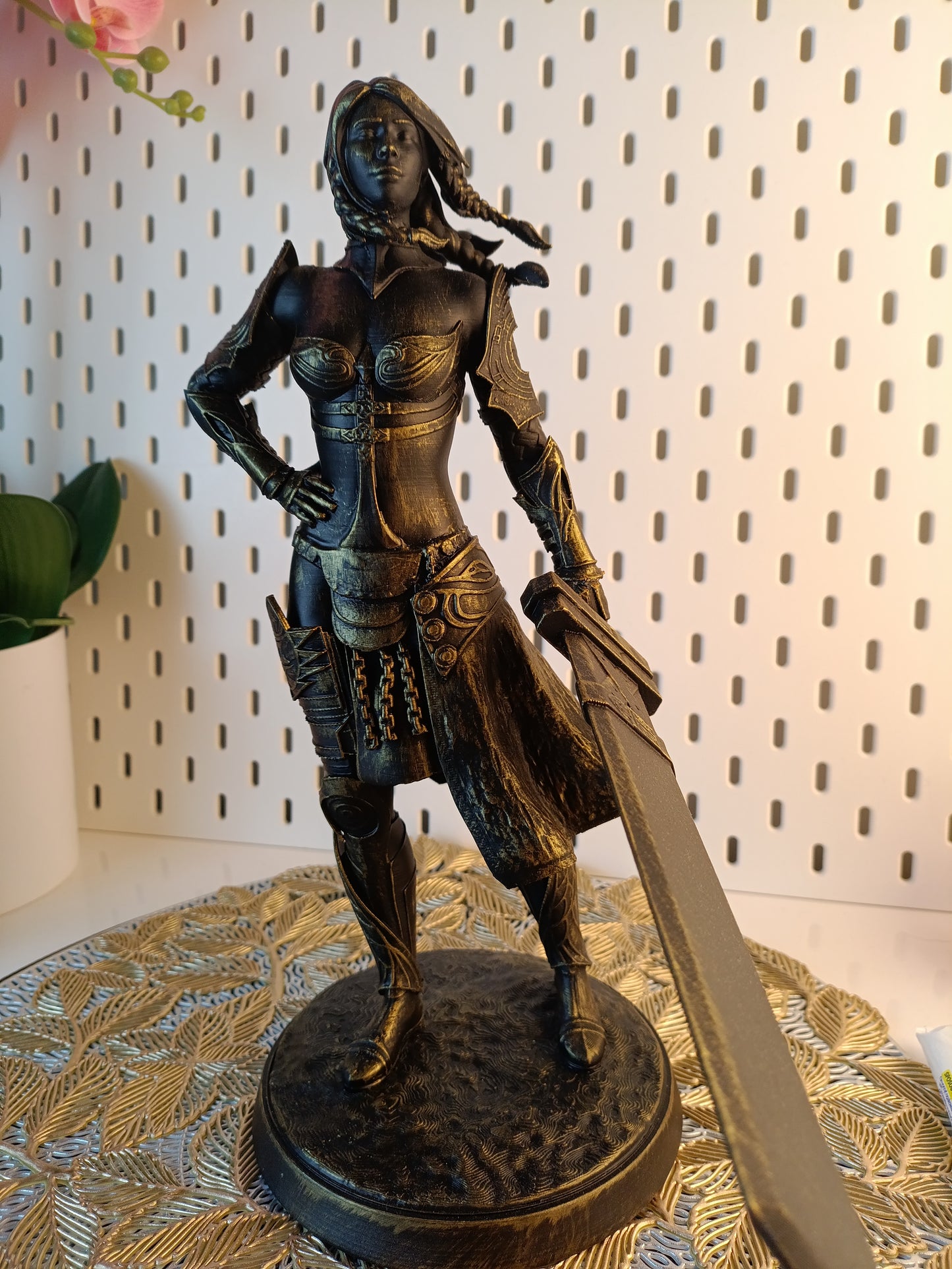 Jora Statue: Legendary Norn Huntress from Guild Wars 1 | Custom 3D Art Collectible 