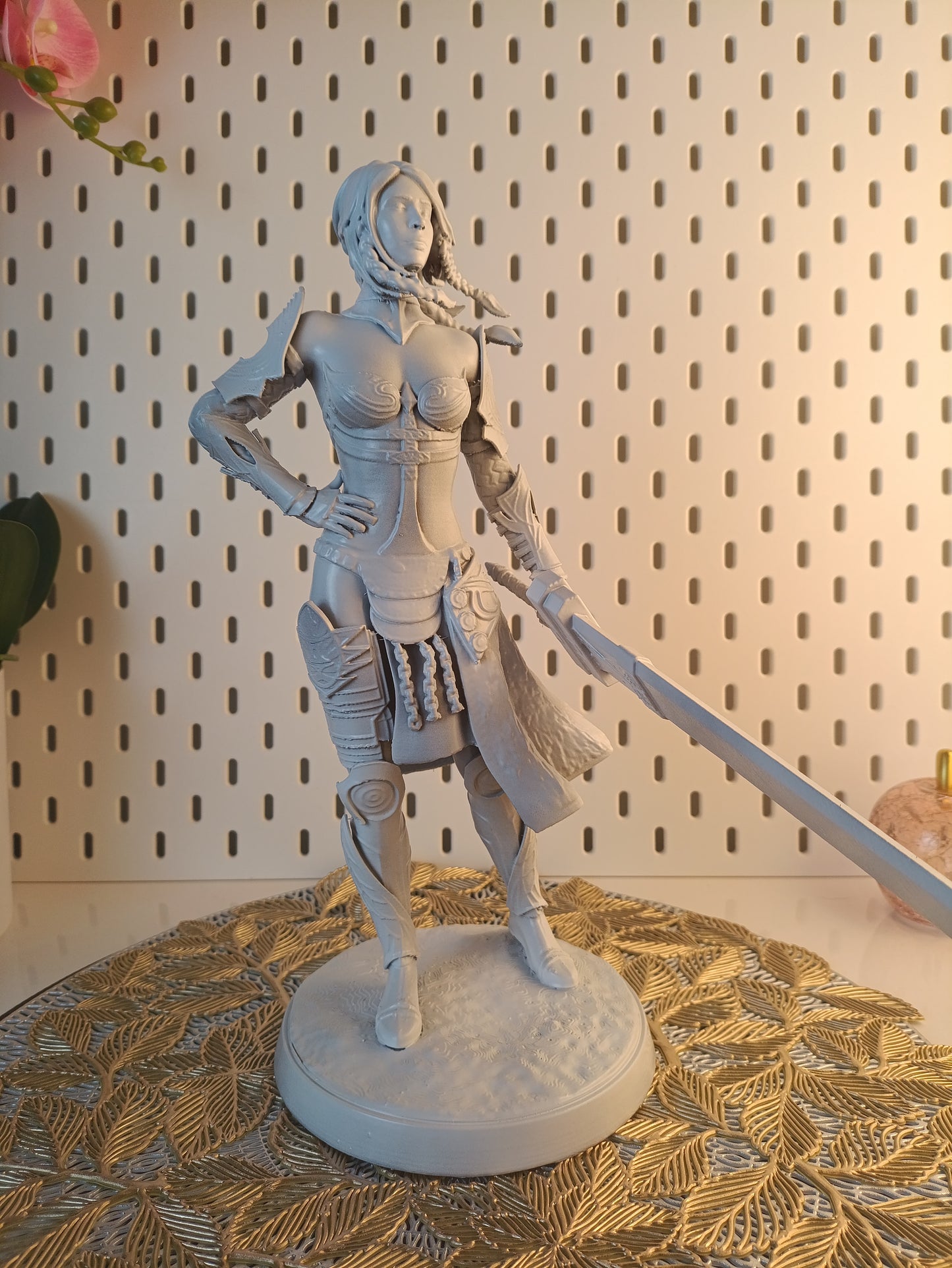 Jora Statue: Legendary Norn Huntress from Guild Wars 1 | Custom 3D Art Collectible 